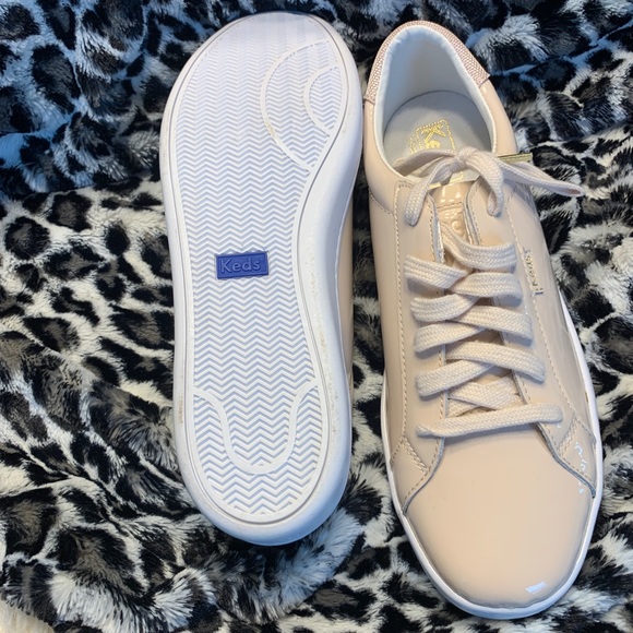 Pale Pink Patent Leather Keds - Picture 2 of 4